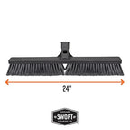 SWOPT 24” Standard Multi-Surface Push Broom Head — Indoor and Outdoor Push - Image 6