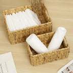 HOONEX Water Hyacinth Storage Baskets, Wicker Baskets - Image 3