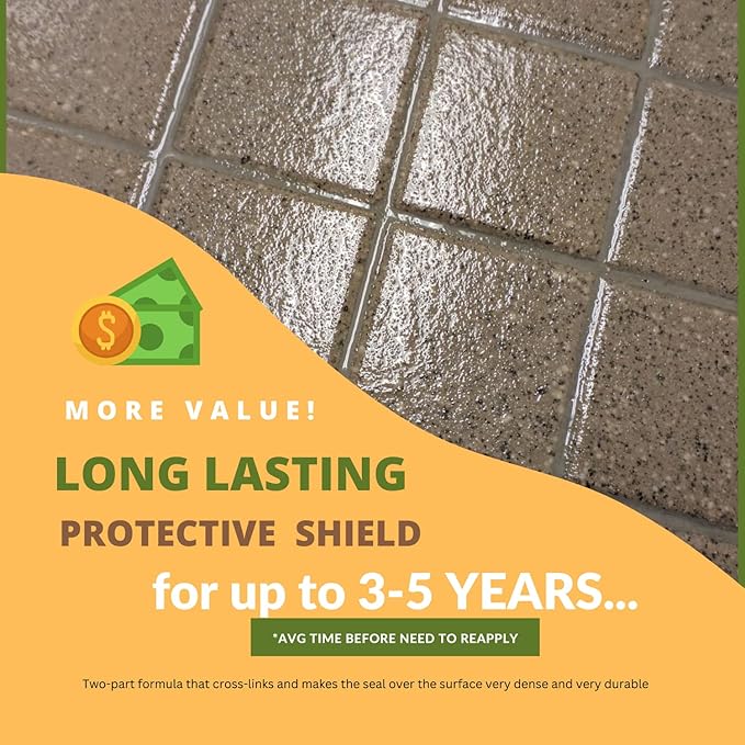 CoverTec GlazeGuard Matte Natural Look Ceramic, Porcelain Tile Grout Sealer - Image 5