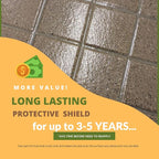 CoverTec GlazeGuard Matte Ceramic & Porcelain Tile, Grout Sealer Flat Finish - Image 3