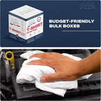 Angel-in-Armor White T-Shirt Rags – 5lb Box of Recycled Cotton Knit Shop Rags – - Image 5