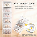 Secret Space 12 Pack X Large Shoe Organizer Storage Boxes - Image 3