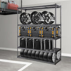 VEVOR Storage Shelving Unit, 5-Tier Adjustable, 2000 lbs Capacity, Heavy Duty - Image 2