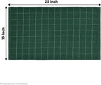 Artoid Mode Checkered Designed Cotton Green Terry Kitchen Dish Towels, 15x25 - Image 7