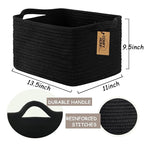 COMFY-HOMI 3PACK Cotton Rope Woven Basket - Image 4