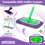 6 Pack Reusable Microfiber Mop Pads Compatible - Image 2