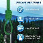 TECEUM Cotton Rope 3/16” – 100 FT – Strong All-Purpose Braided Rope – Natural - Image 4