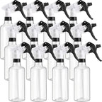 Eccliy 12 Pcs 16 Oz Plastic Spray Bottle, Adjustable Empty Reusable Sprayer by Eccliy