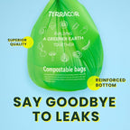 1.6 Gallon Compostable Food Scrap Bags Handle Tie - Image 7