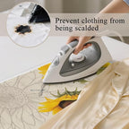 Sunflower Ironing Mat Pad for Table Portable Travel Iron Blanket Vintage - Image 5