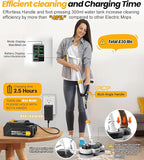 qimedo 800RPM Cordless Electric Mop, 6000mAh Battery Electric Power Scrubber & - Image 5