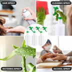 Eccliy 12 Pcs 16 Oz Plastic Spray Bottle, Adjustable Empty Reusable Sprayer - Image 6