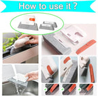 13pcs Window Groove Cleaning Brush Kit, Magic Window Track Cleaner, Crevice - Image 4