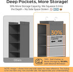 Extra Deep Hanging Closet Organizer - Image 3