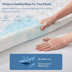 BEDLORE Waterproof Mattress Protector, Twin XL Size Mattress Pad - Image 2