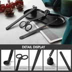 PATOISE 3 in 1 Candle Accessory Set, Candle Wick Trimmer Cutter, Candle Snuffer - Image 2