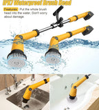 Qimedo Electric Spin Scrubber Extra Large Brush Q3, 6000 mAh Best Battery Power - Image 9