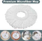 Mop and Bucket with Wringer Set, Spin Mop and Bucket System, Mops - Image 5