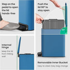 Cesun Small Bathroom Trash Can - Image 6