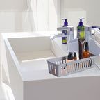 Domensi 12 Pack Slim Plastic Storage Baskets Tray - Image 6