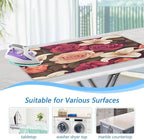 Roses and Lily Flowers Ironing Mat Thickened Ironing Blanket Travel Portable - Image 5