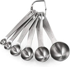 Measuring Spoons: U-Taste 18/8 Stainless Steel Measuring Spoons Set of 6 Piece: by U-Taste
