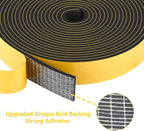 Weather Stripping Soundproof 1/2 in x 1/16 in, High Density Door Seal Strip - Image 2
