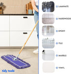 36 Inch Purple Commercial Dust Mop & Floor Sweeper – Wood Handle Floor Mop - Image 6