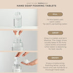 MaisoNovo 14 oz Clear Glass Foaming Soap Dispenser - Image 5