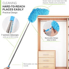 4PCS Microfiber Duster Kit, 3 in 1 Microfiber Dusters Retractable Gap Dust - Image 4
