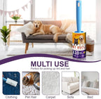 Lint Rollers for Pet Hair Extra Sticky, 440 Sheets/4 Lint Roller Refills - Image 6