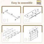 EnHomee 10 Cube Storage Organizer - Image 8