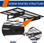 2-Pack 1.5x3FT Garage Shelving 17.7-inch-by-35.8-inch Wall Shelf Garage Storage - Image 7