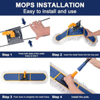24" Commercial Dust Mop for Floor Cleaning, Heavy Duty Floor Duster - Image 6