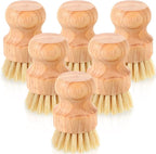 Nuenen 30 Packs Bamboo Dish Scrub Brushes Wooden Scrubbers Set Kitchen by Nuenen