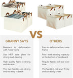 GRANNY SAYS Closet Storage Baskets, Collapsible Fabric Storage Bins - Image 4