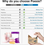 Poesie Travel Laundry Detergent Sheets Fresh Linen 40 Count Liquidless Portable - Image 4