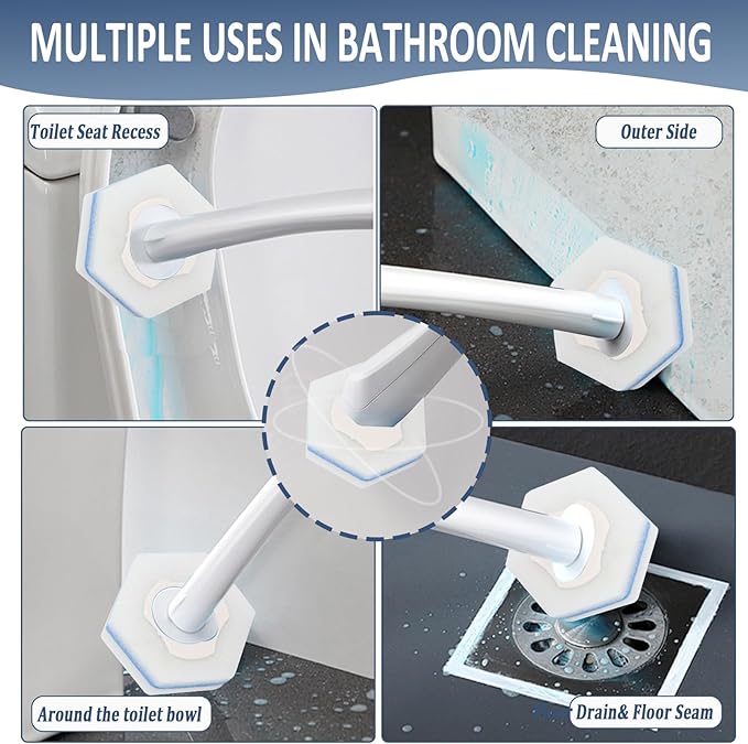 Disposable Toilet Bowl Wand Refills, Wand Replacement Head - Image 6
