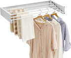 JOOM Laundry Drying Rack Collapsible, Wall Mounted Clothes Drying Rack by JOOM