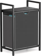 Laundry Sorter with Removable Bag, 16 Gallons Laundry Hamper with Adjustable by Sonharlar