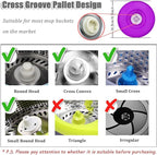Extended Spin Mop Replacement Mop Handle, Upgraded 60-inch 360 Degrees Rotating - Image 6