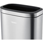 Global Industrial 10-1/2 Gallon Stainless Steel Slim Open Top Receptacle - Image 8