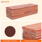 Homode Cedar Closet Liner Planks, Tongue and Groove, Aromatic Cedar Wood Panels - Image 2