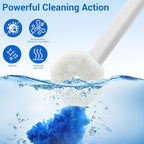 50 Counts Disposable Toilet Bowl Wand Refills, 5X Cleaning Power Toilet Cleaner - Image 3