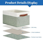 Temary Storage Bins Storage Baskets 4Pack Fabric Storage Bins - Image 3