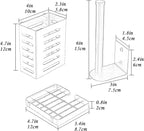 PUSDON Metal Wall Hanging Basket 2 Packs DIY Suitable - Image 4