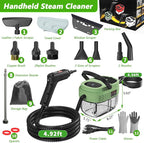 Handheld Steam Cleaner, 2500W High Pressure Steamer - Image 4
