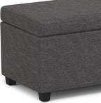 SIMPLIHOME Avalon 54 inch Wide Contemporary Rectangle Extra Large Storage - Image 7