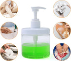 Cosywell Pump Bottle Dispenser Plastic Refillable Bottles Wide Mouth Jar Style - Image 6