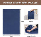 Homaxy 100% Cotton Oversized Waffle Weave Kitchen Dish Towels, Ultra Soft - Image 3